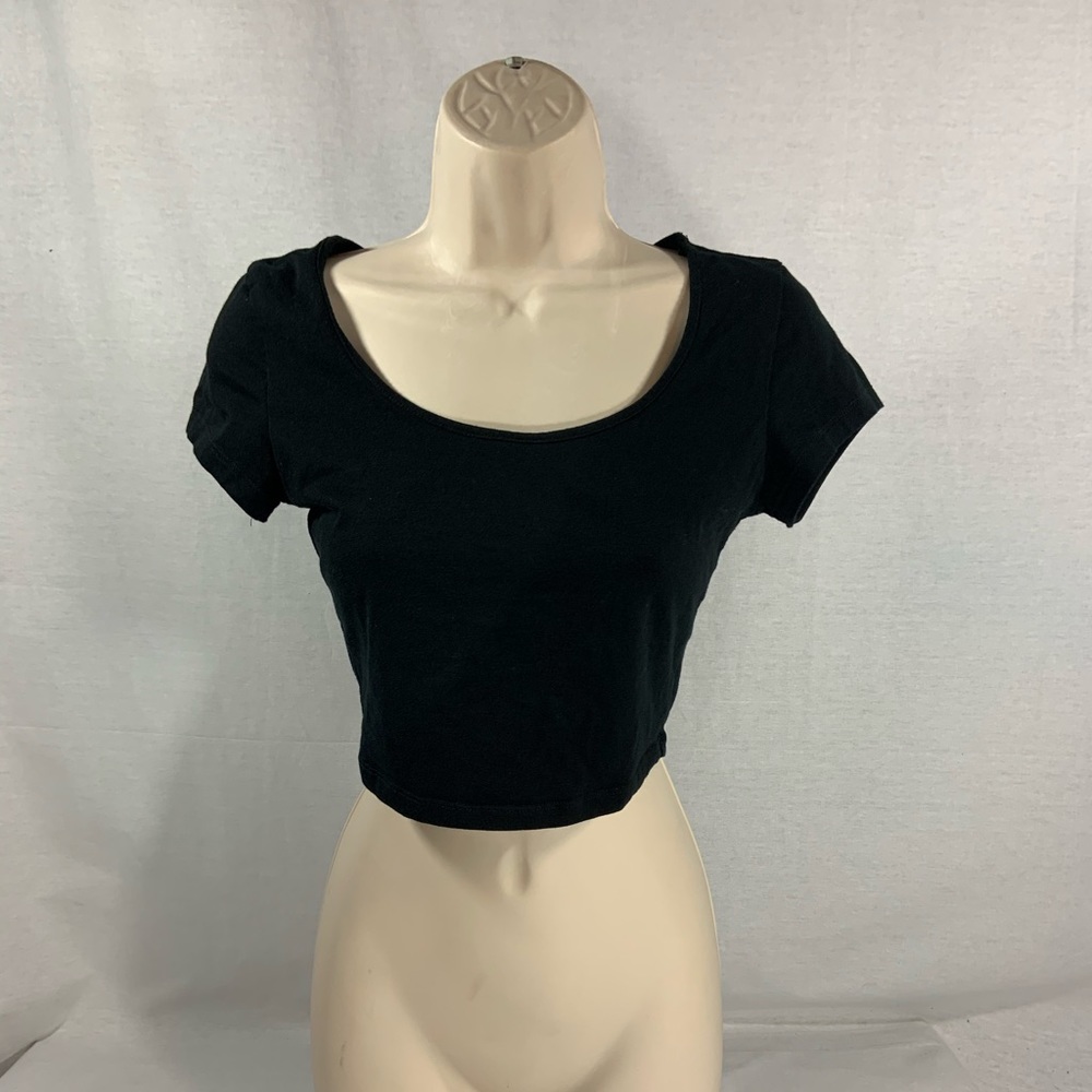 Black Crop Top worn once